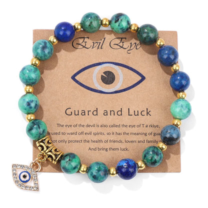 'The Harmony Protection' Bracelet with Lucky Evil Eye