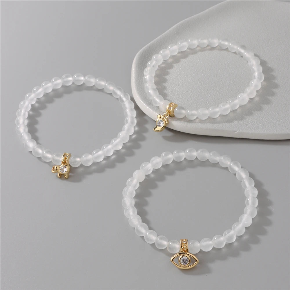'Selenite Clarity & Protection' Energy Bracelet