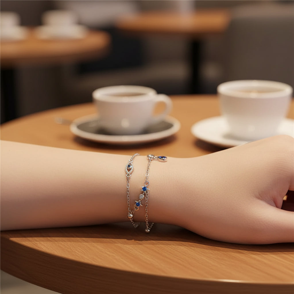 Starlight Protection Bracelet / Sterling Silver