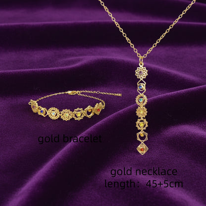 Radiance within Chakra Harmony Set / Stainless Steel / Gold Plated