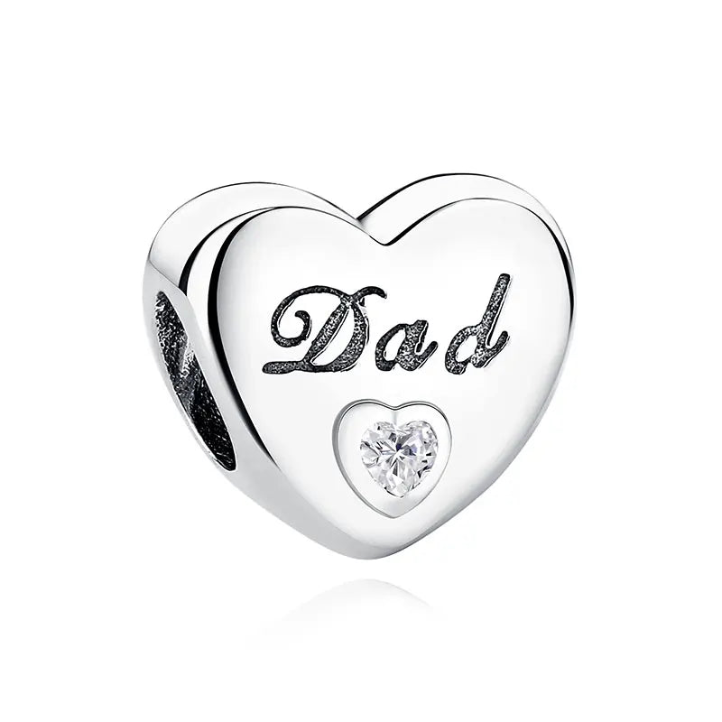 'The Guiding Strength' Dad Charm / 925 Sterling Silver