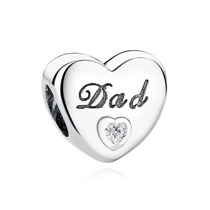 'The Guiding Strength' Dad Charm / 925 Sterling Silver