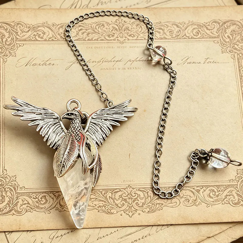 Celestial Guidance Crystal Pendulum