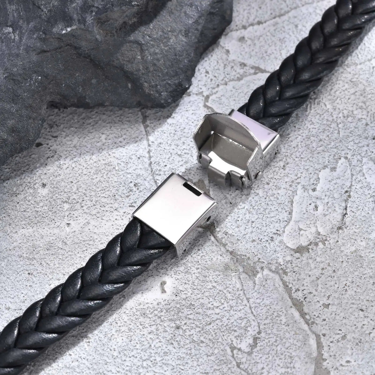 Always With Me Personalised Leather Bracelet