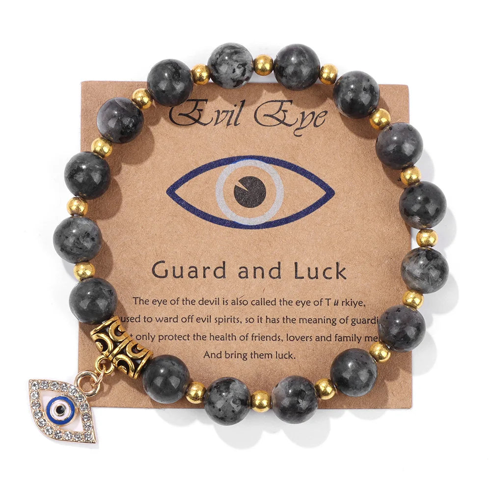 'The Harmony Protection' Bracelet with Lucky Evil Eye