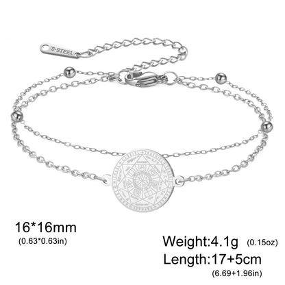 'Divine Archangel' Protection Bracelet / Stainless Steel