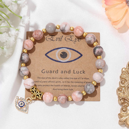'The Harmony Protection' Bracelet with Lucky Evil Eye