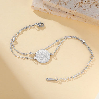 'Divine Archangel' Protection Bracelet / Stainless Steel