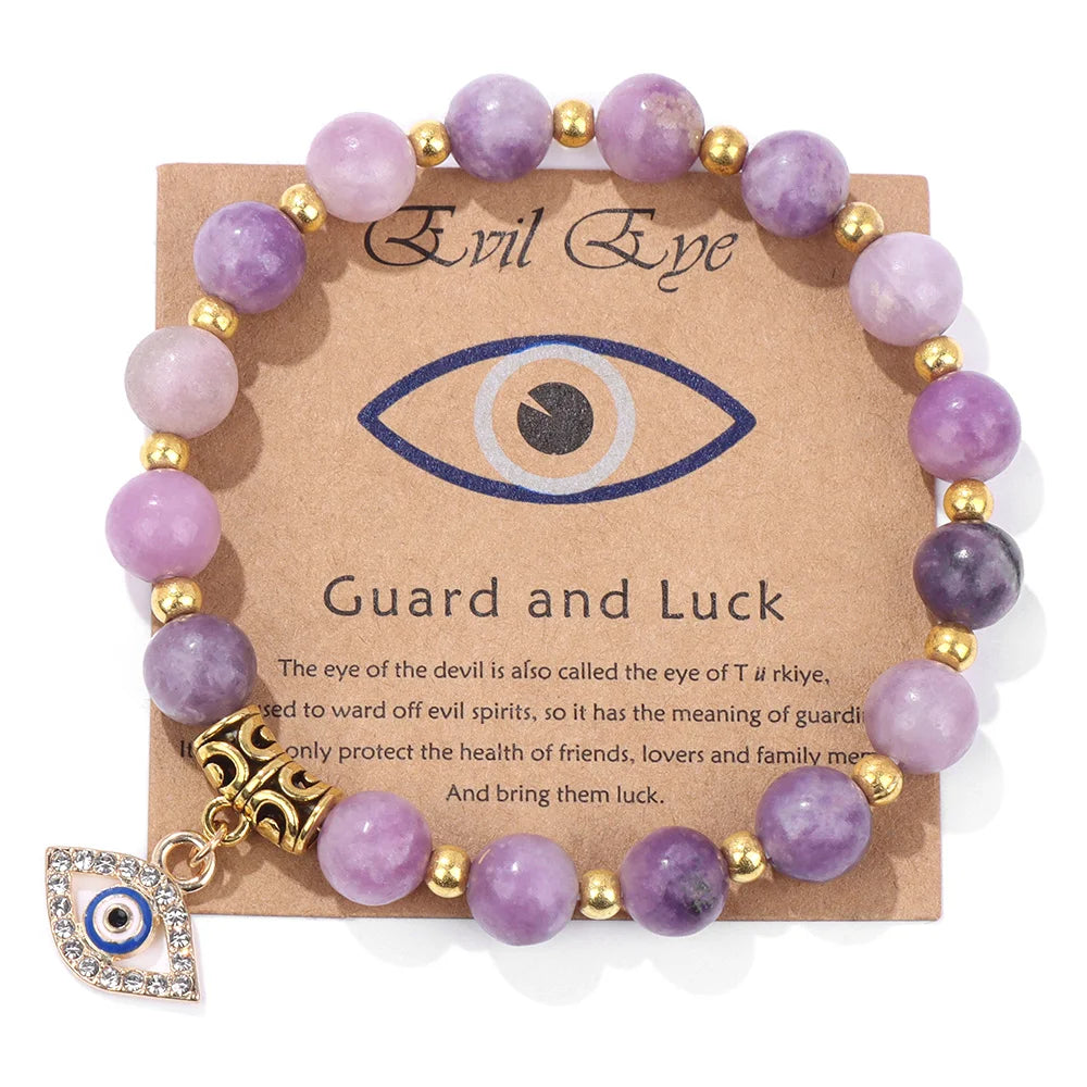 'The Harmony Protection' Bracelet with Lucky Evil Eye