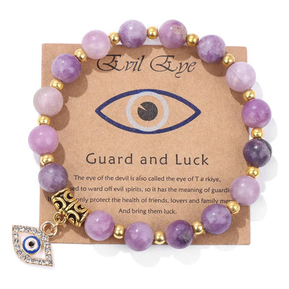 'The Harmony Protection' Bracelet with Lucky Evil Eye