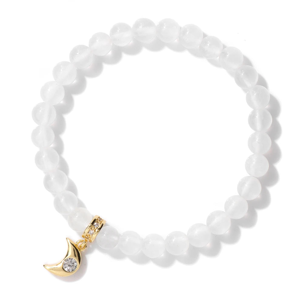 'Selenite Clarity & Protection' Energy Bracelet