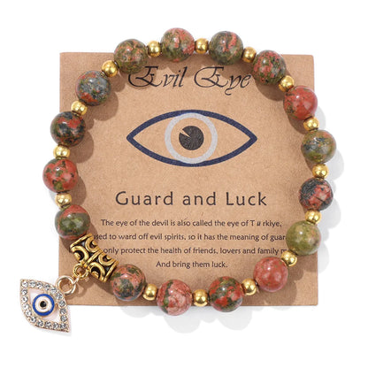 'The Harmony Protection' Bracelet with Lucky Evil Eye
