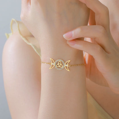 Hecate's Moonlight Bracelet / Stainless Steel