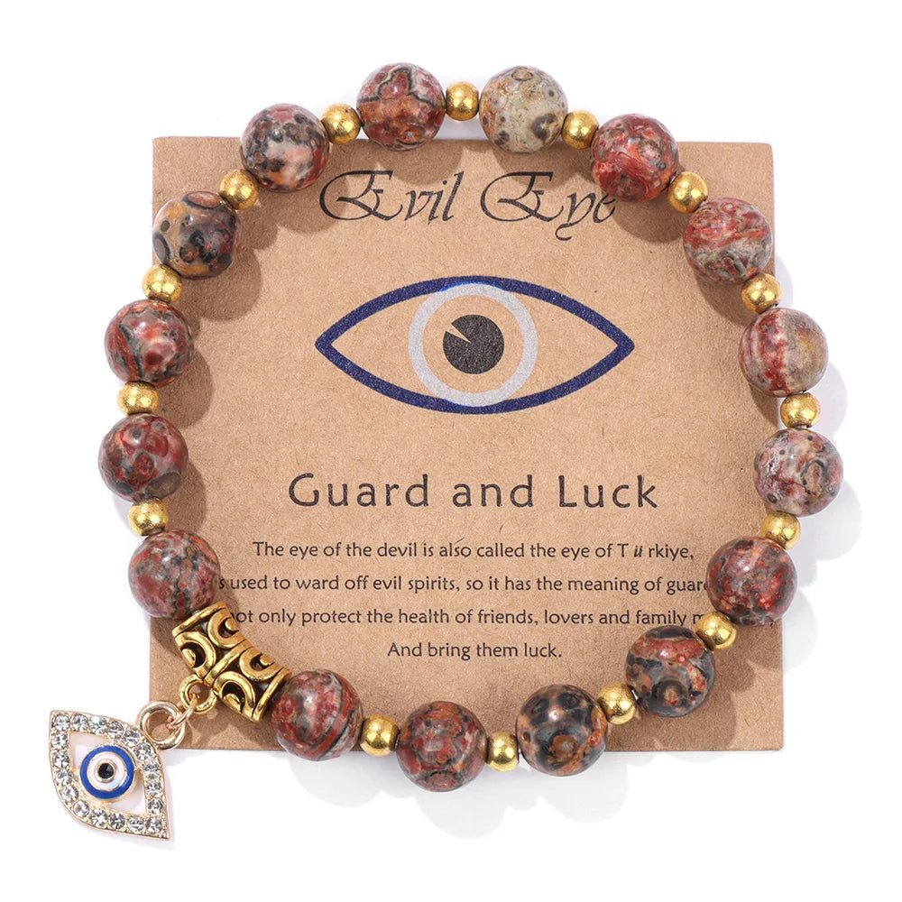 'The Harmony Protection' Bracelet with Lucky Evil Eye