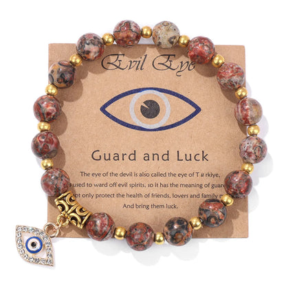 'The Harmony Protection' Bracelet with Lucky Evil Eye