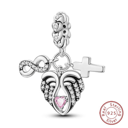 'The Eternal Grace' Angel Charm / 925 Sterling Silver