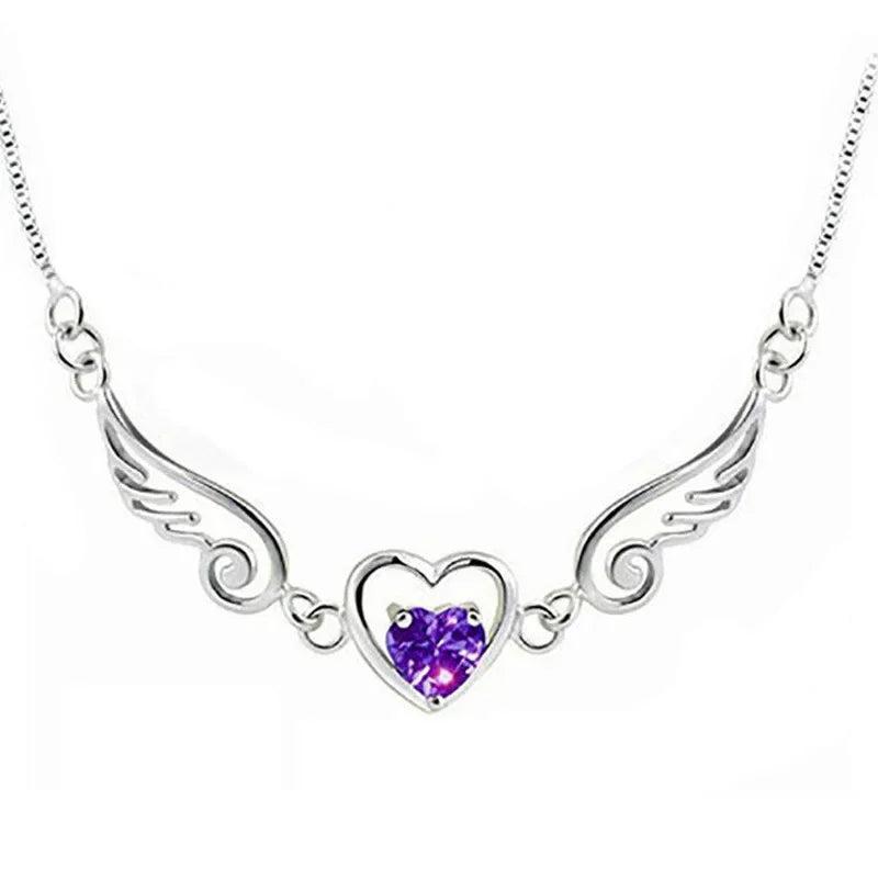 'Heavenly Guidance' Angel Necklace / 925 Sterling Silver
