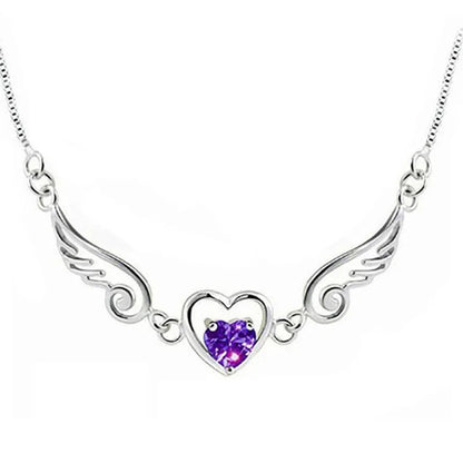 'Heavenly Guidance' Angel Necklace / 925 Sterling Silver