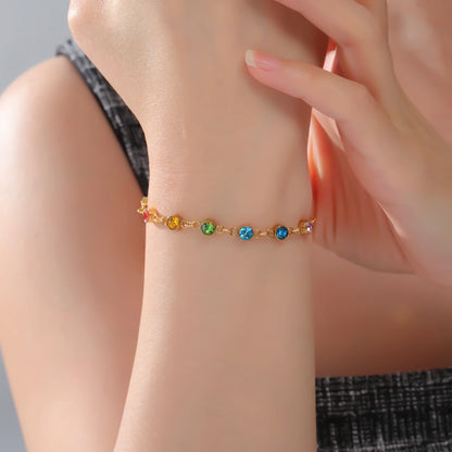 'Radiant Energy' Chakra Bracelet / Stainless Steel