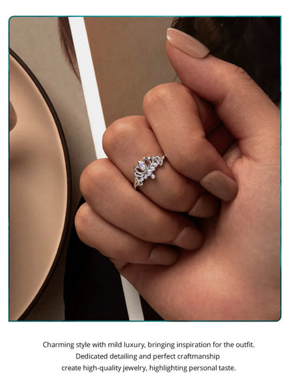'The Sacred Lotus Bloom' Ring / 925 Sterling Silver