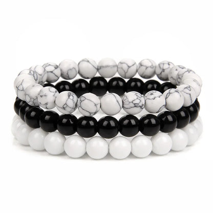 'Harmony Within' Set of 3 Natural Bead Bracelets