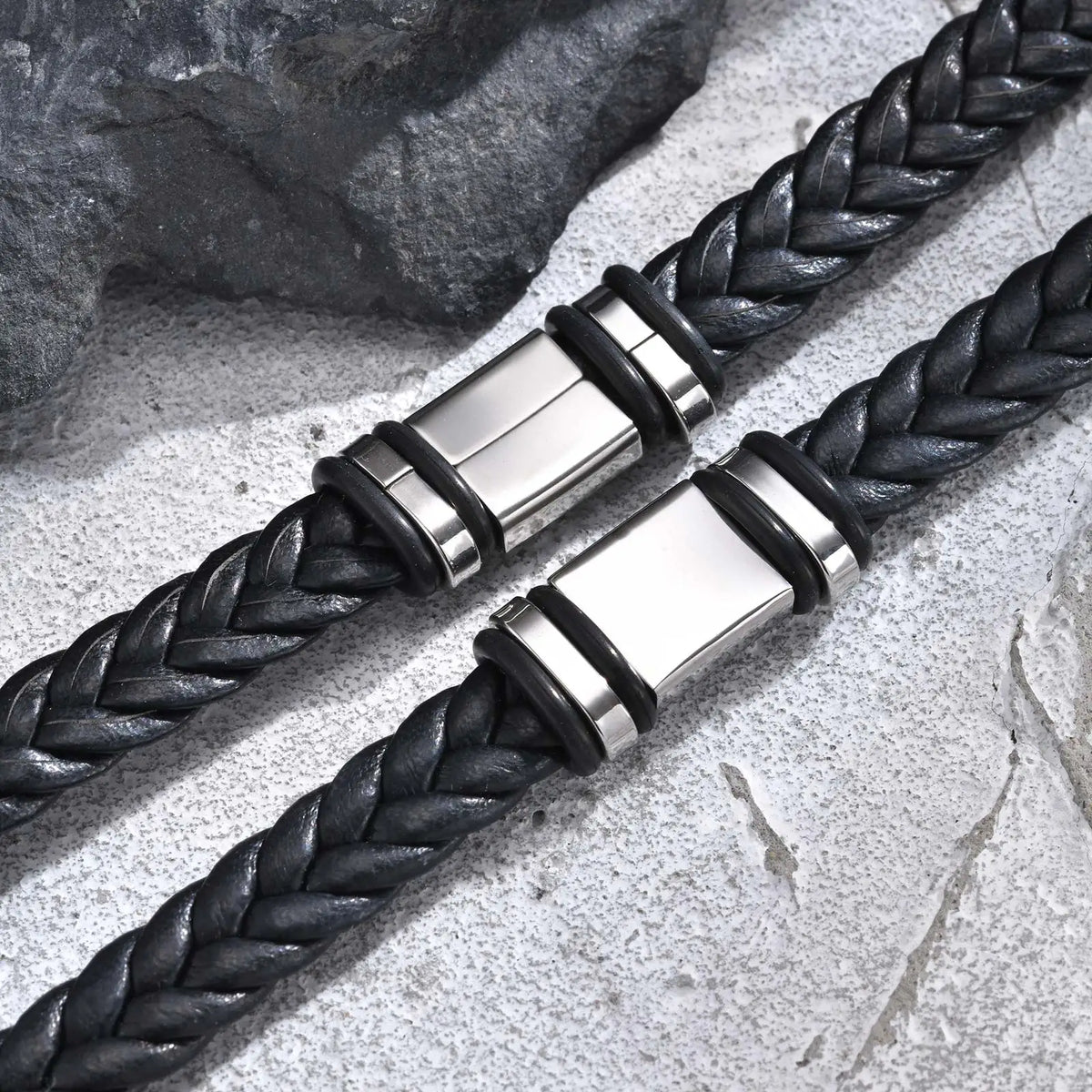 Always With Me Personalised Leather Bracelet