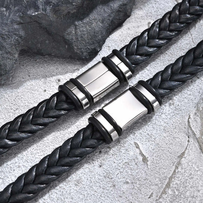 Always With Me Personalised Leather Bracelet