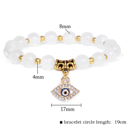 'The Harmony Protection' Bracelet with Lucky Evil Eye