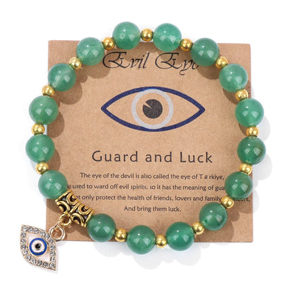 'The Harmony Protection' Bracelet with Lucky Evil Eye