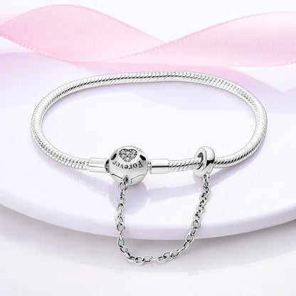 'Circle of Love' Family Charm Bracelet / 925 Sterling Silver