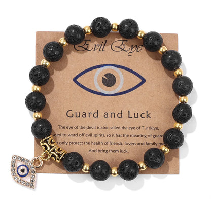 'The Harmony Protection' Bracelet with Lucky Evil Eye