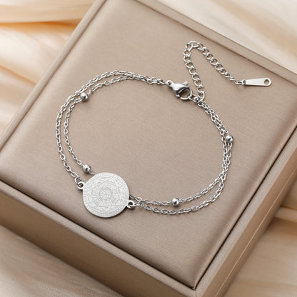 'Divine Archangel' Protection Bracelet / Stainless Steel