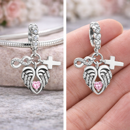 'The Eternal Grace' Angel Charm / 925 Sterling Silver