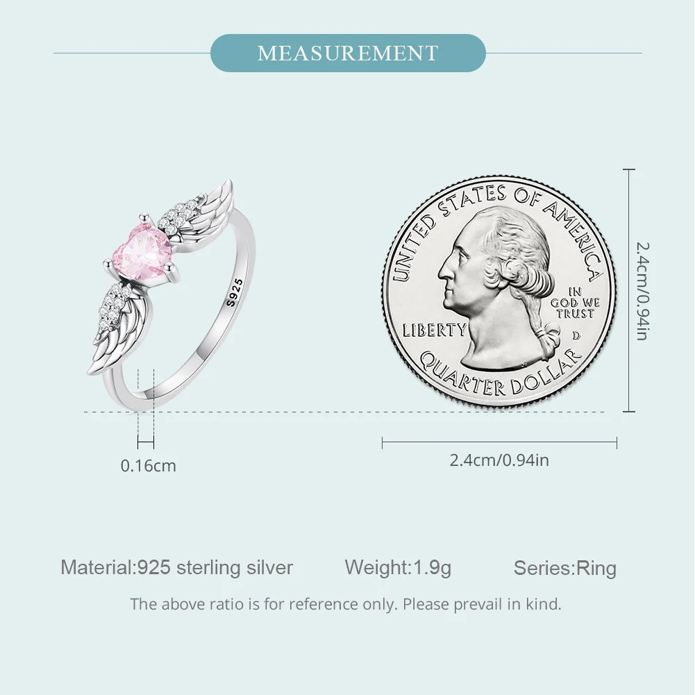 'The Angels Embrace' Ring / 925 Sterling Silver